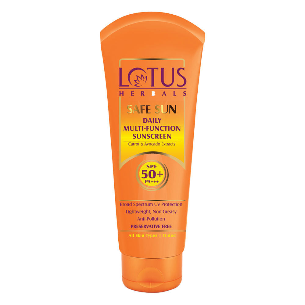 Lotus Herbals Safe Sun Daily Multi-Function Sunscreen SPF 50+ (60 g) Lotus Herbals