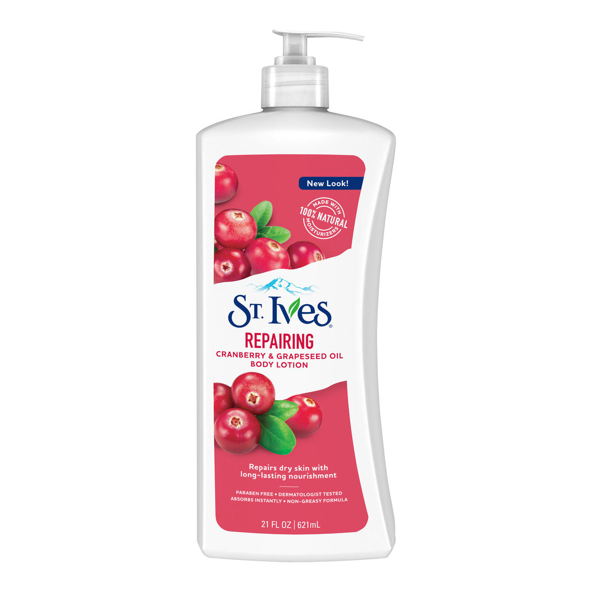 St. Ives Repairing Cranberry & Grapeseed Oil Body Lotion (621 ml) St. Ives
