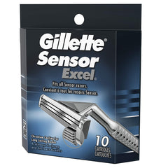 Gillette Sensor Excel Blade (10pcs) (Packaging May Vary) Gillette