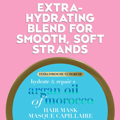 Ogx Argan Oil Of Morocco Hydrate & Revive + Extra Strength Hair Mask (300ml) OGX