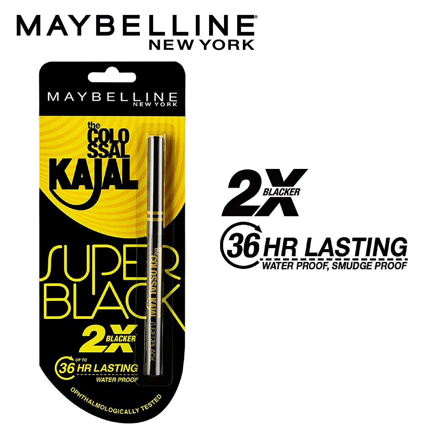 Maybelline New York Colossal Kajal Super Black (0.35 g) Maybelline New York