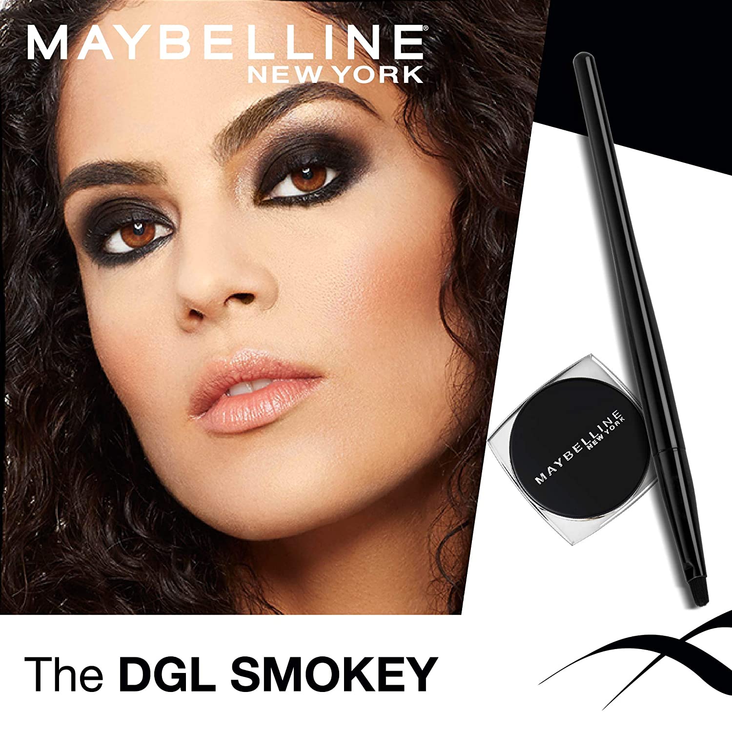 Maybelline New York Lasting Drama Gel Eyeliner With Expert Eyeliner Brush (2.5g) Maybelline New York