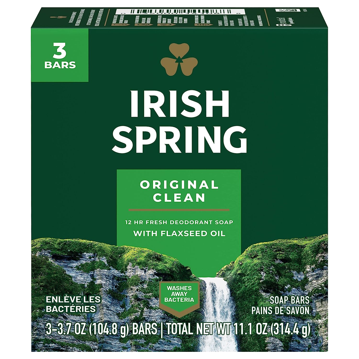 Irish Spring Original Deodorant Soap (314.4g) Irish Spring