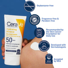 CeraVe Hydrating Mineral Sunscreen SPF 50 (150ml) CeraVe