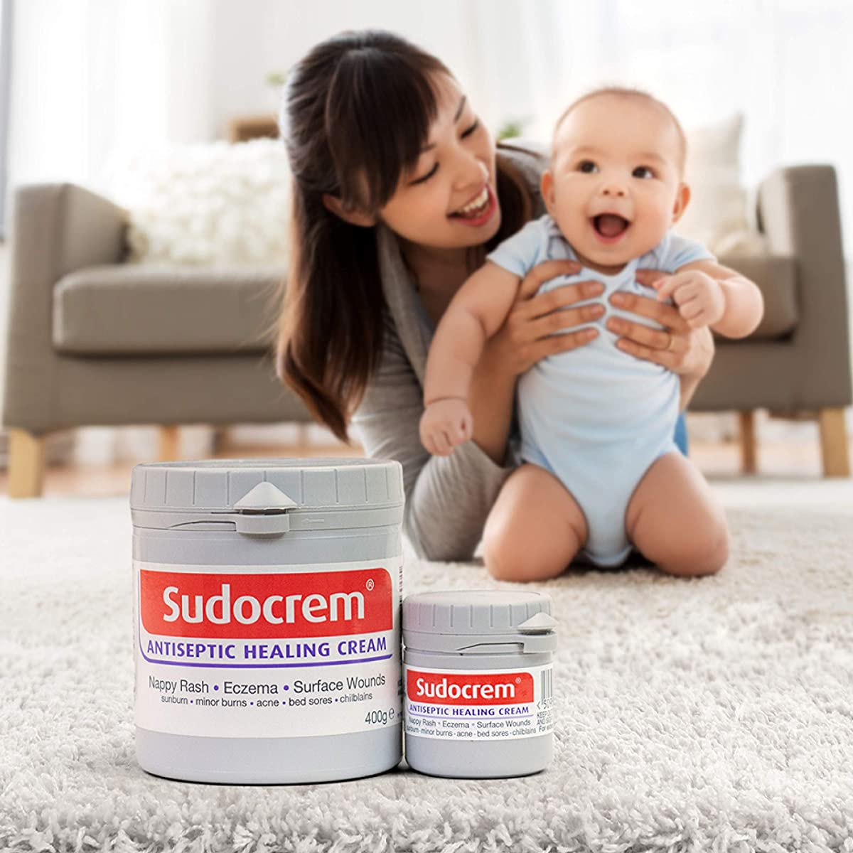 Sudocrem - Diaper Rash Cream for Baby, Soothes, Heals, and