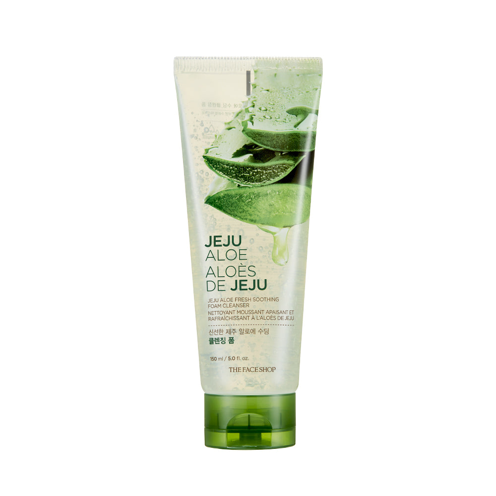 The Face Shop jeju Aloe Fresh Soothing Foam Cleanser (150 ml) The Face Shop