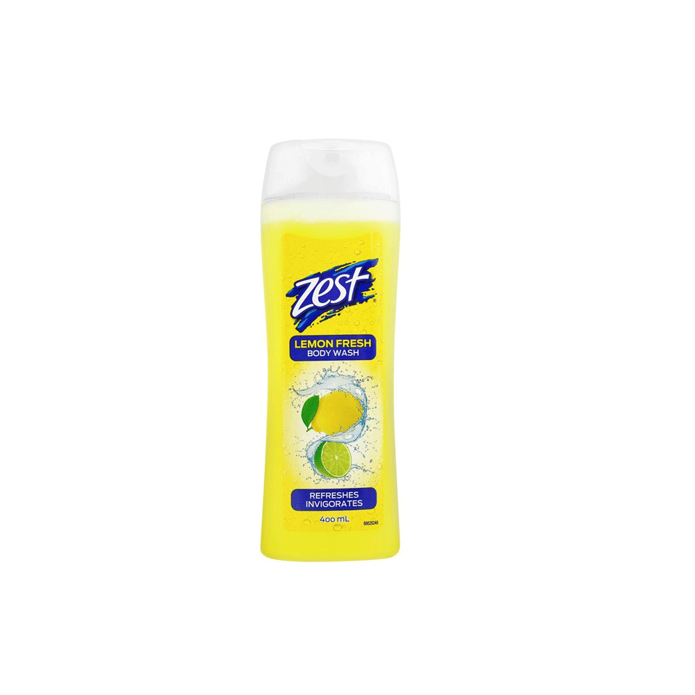 Zest Lemon Fresh Body Wash (400ml) Zest