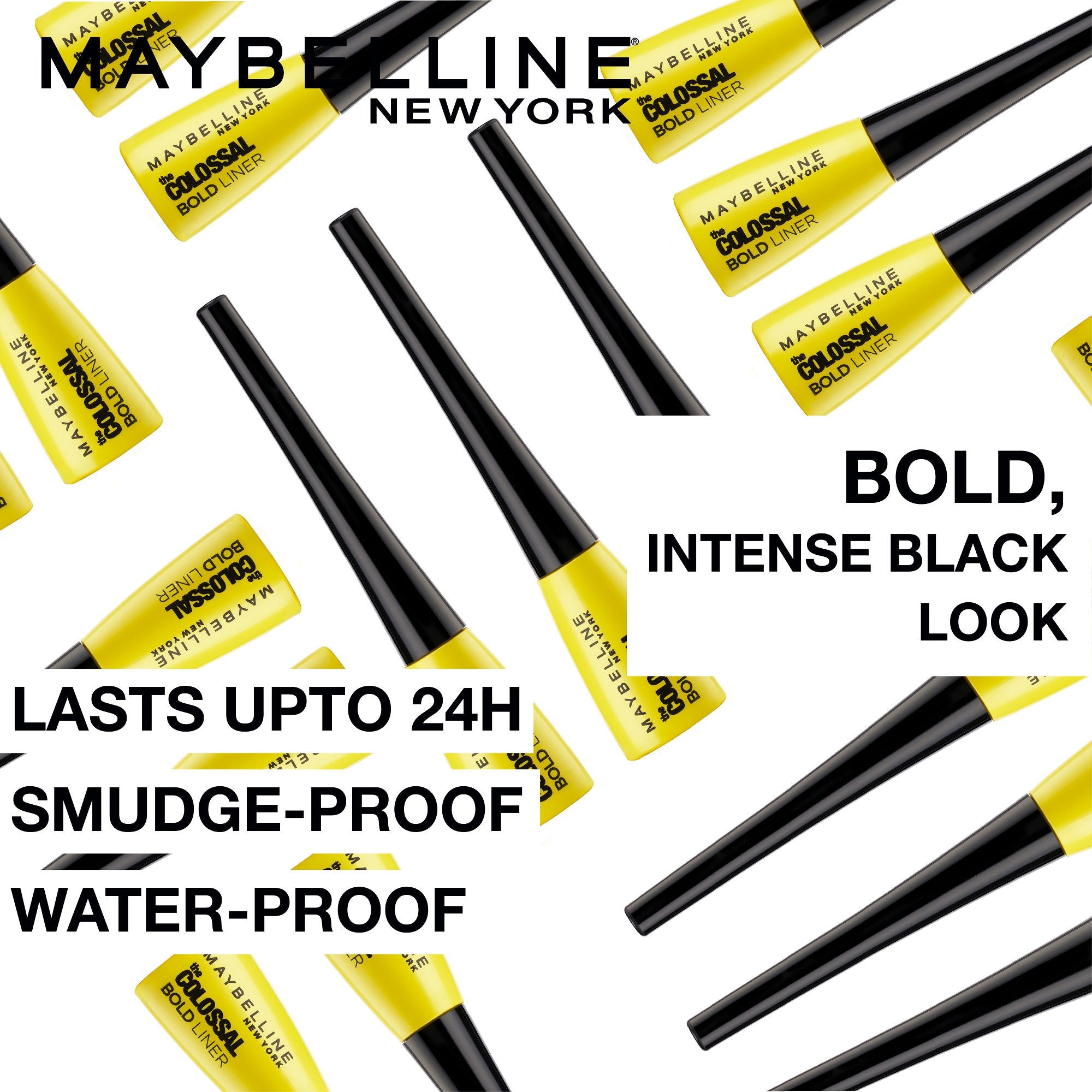 Maybelline New York Colossal Bold Eyeliner Black (3 ml) Maybelline New York