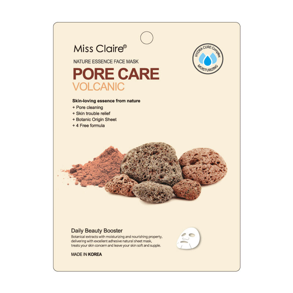 Miss Claire Nature Essence Face Mask - Volcanic Miss Claire