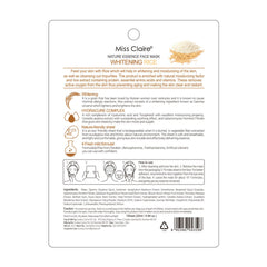 Miss Claire Nature Essence Face Mask - Rice Miss Claire