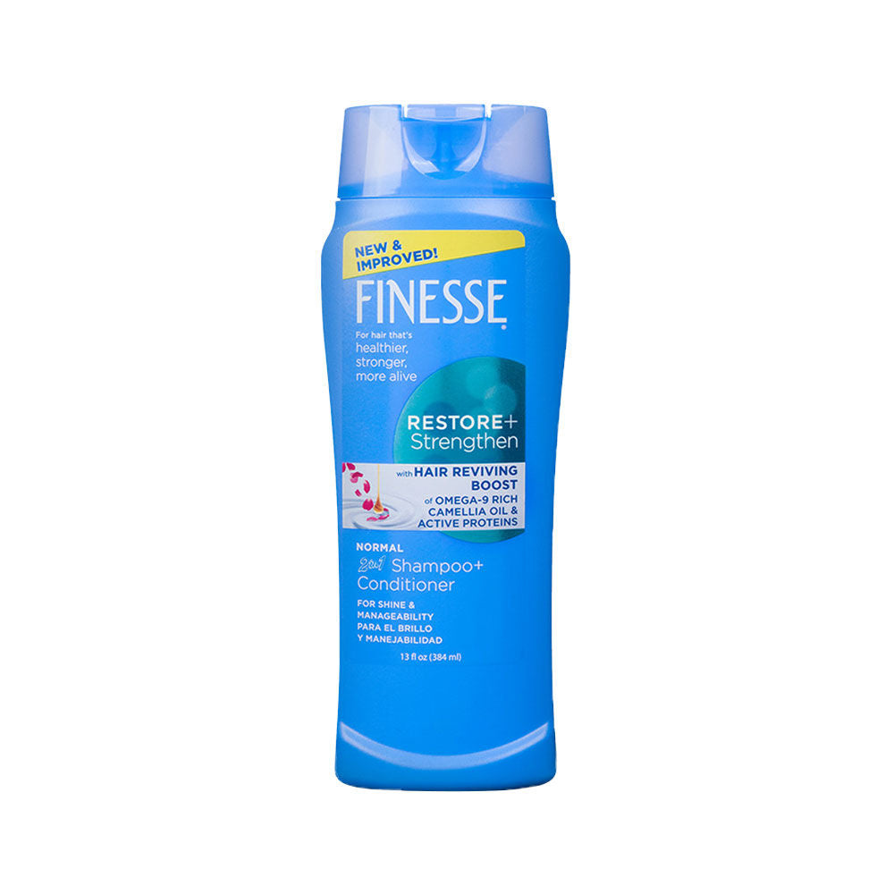 Finesse Restore & Strengthen Normal 2in1 Shampoo + Conditioner (384 ml) Finesse