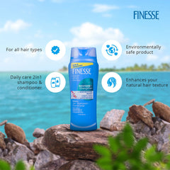 Finesse Restore & Strengthen Normal 2in1 Shampoo + Conditioner (384 ml) Finesse