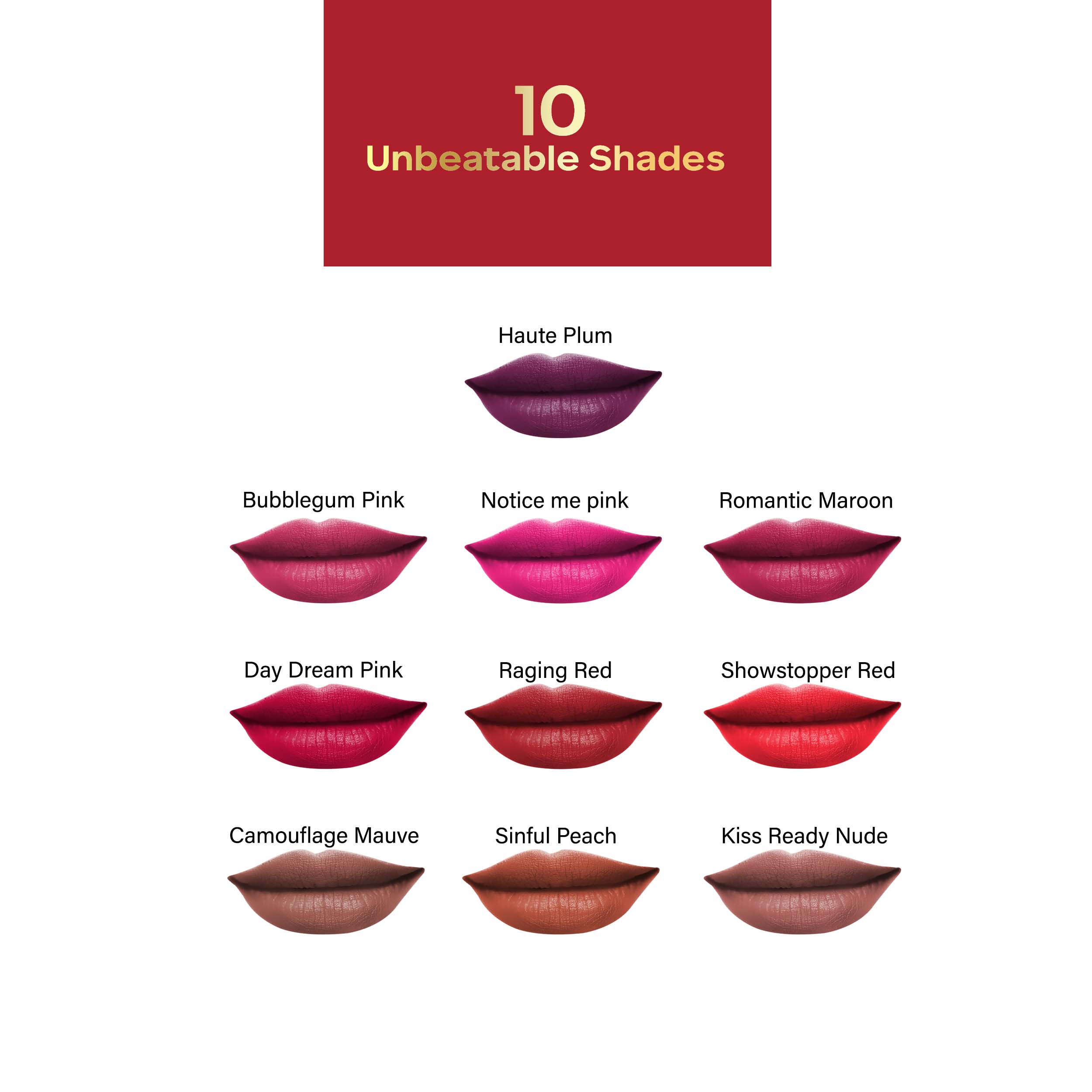 Faces Canada Long Stay 3-in-1 Matte Lipstick Faces Canada