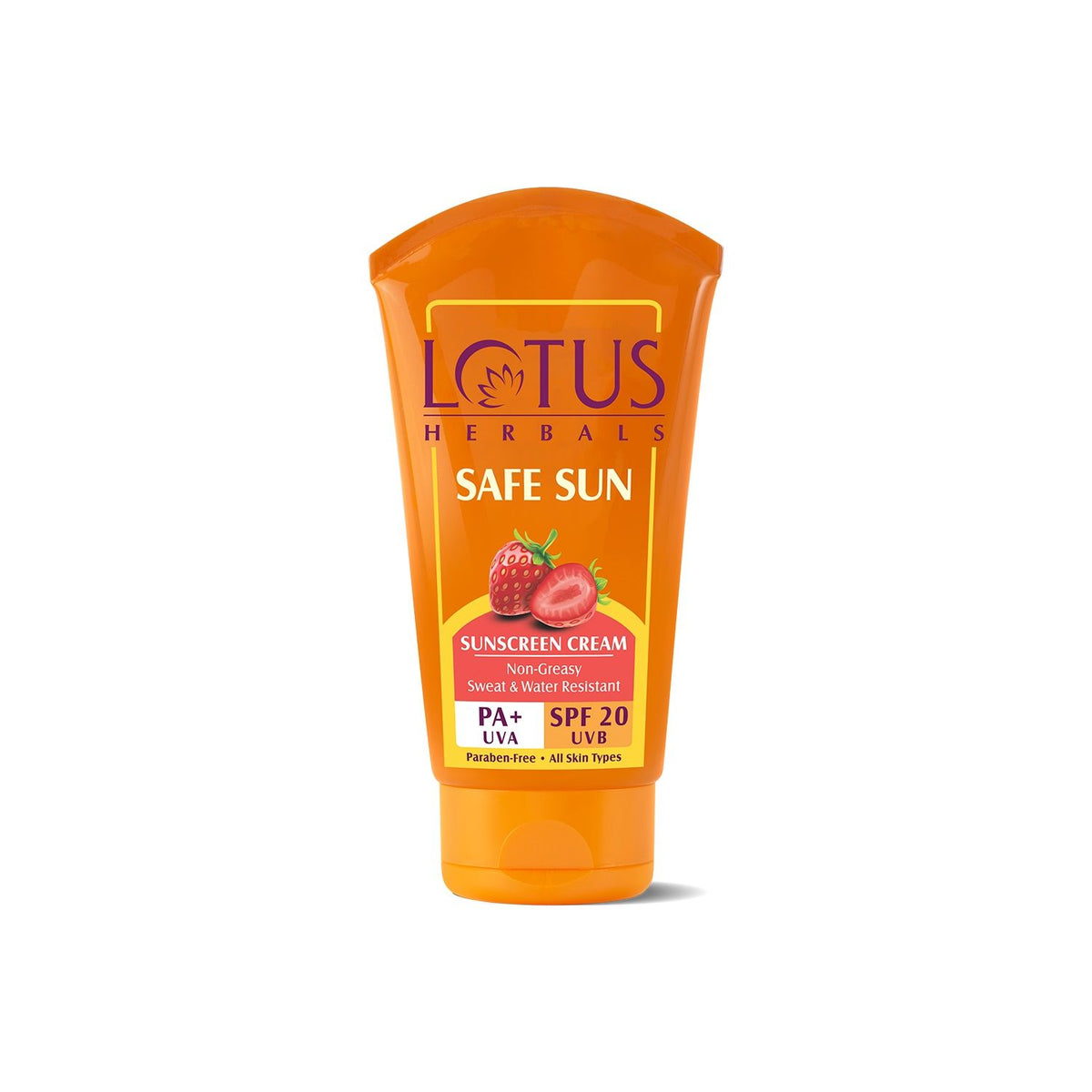 Lotus Herbals Safe Sun Sunscreen Cream SPF 20 (100 g) Lotus Herbals