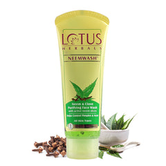 Lotus Herbals Neemwash Neem & Clove Purifying Face Wash (150 g) Lotus Herbals