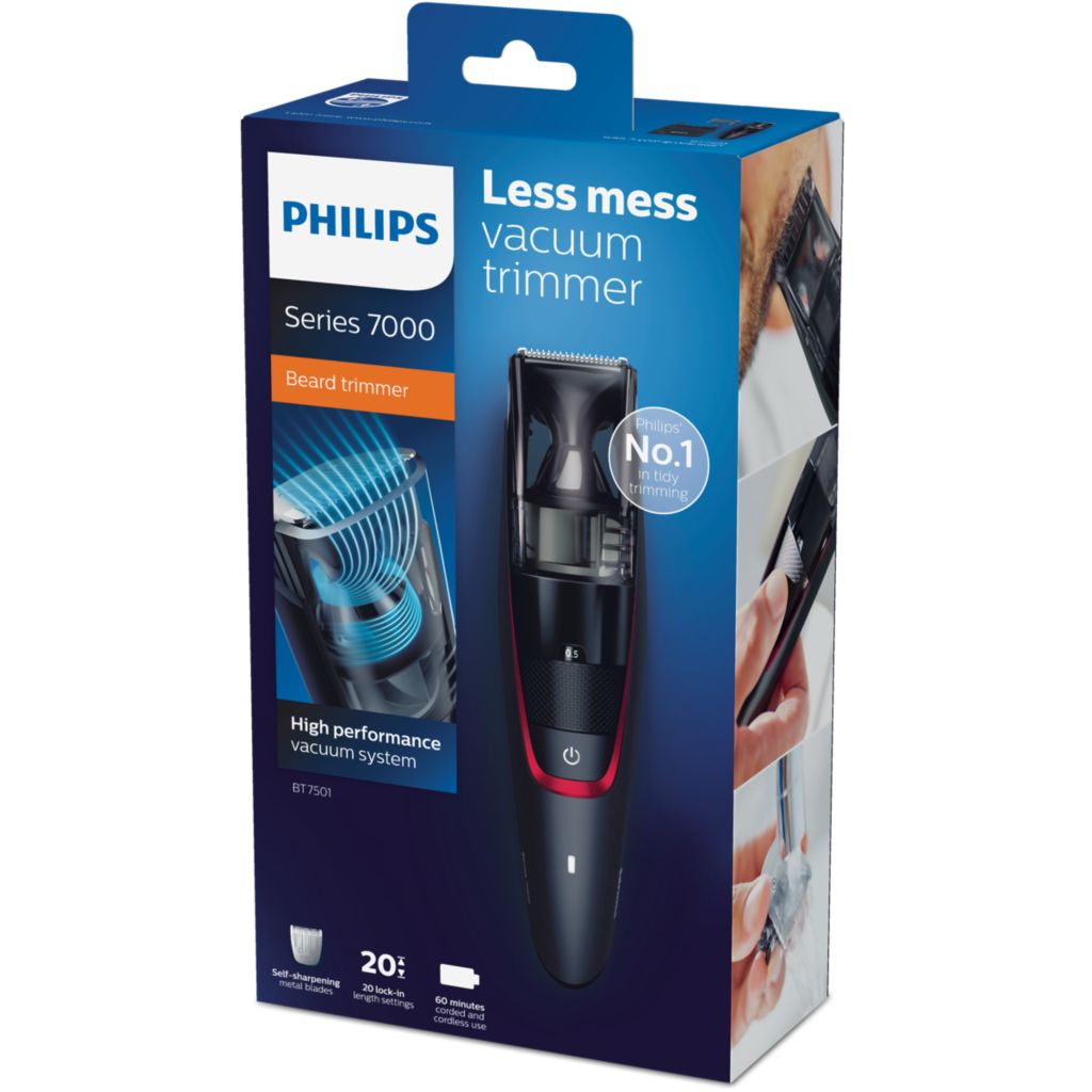 Philips Vacuum Beard Trimmer - BT7501/15 Philips