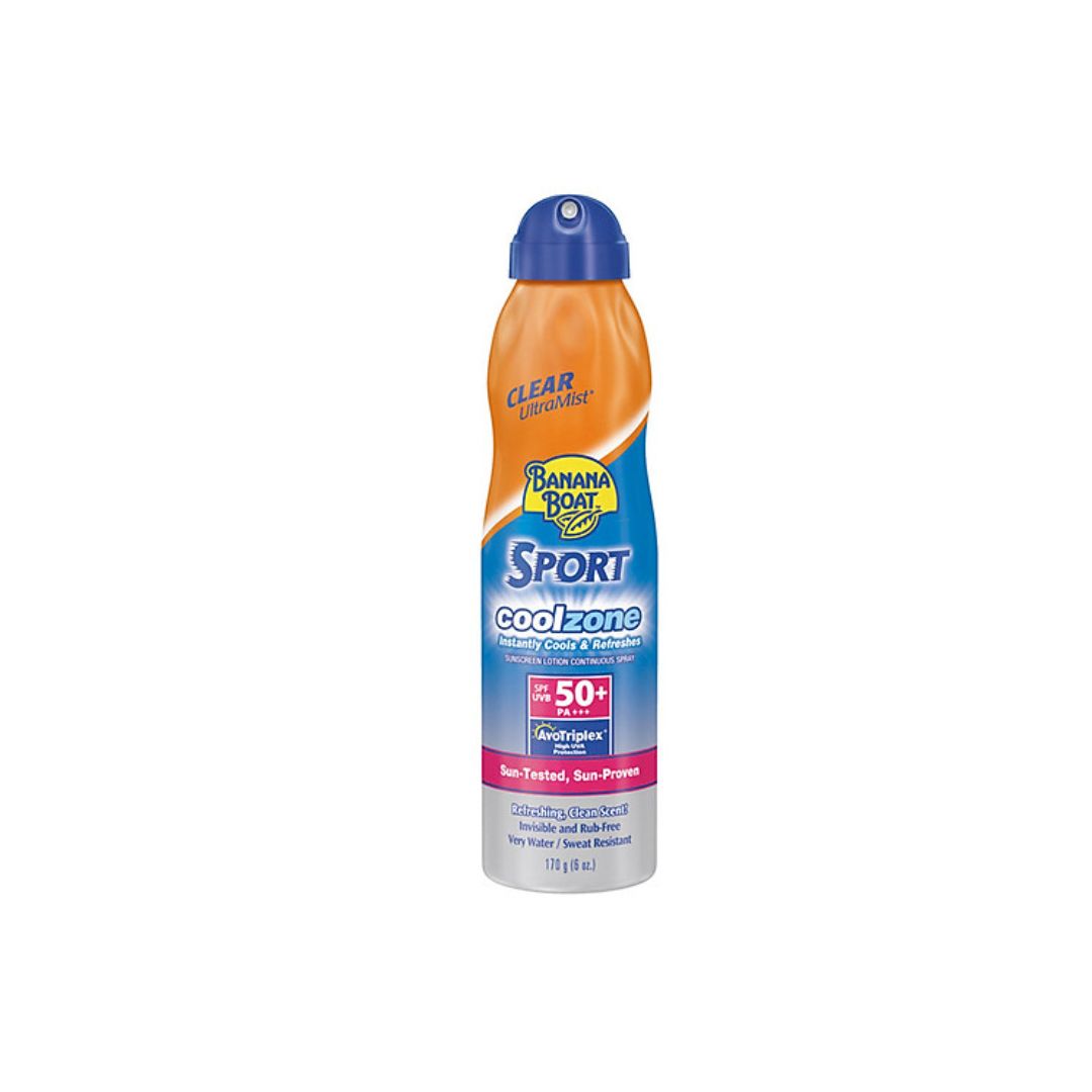 Banana Boat Sport Coolzone Clear Ultra Mist Invisible Clear Spray (170gm) Beautiful