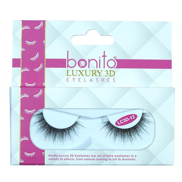 Bonito Luxury 3D Eyelashes LC3D-12 (1 pair) Bonito