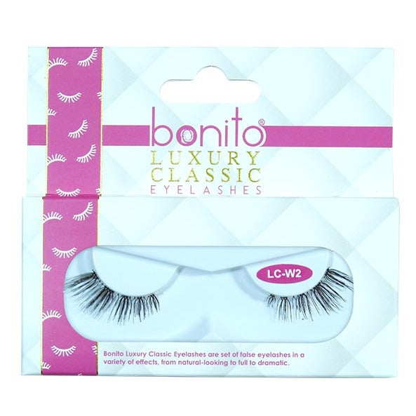 Bonito Luxury Classic Eyelashes LC-W2 (1 pair) Bonito