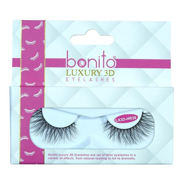Bonito Luxury 3D Eyelashes LX3D-HR38 (1 pair) Bonito