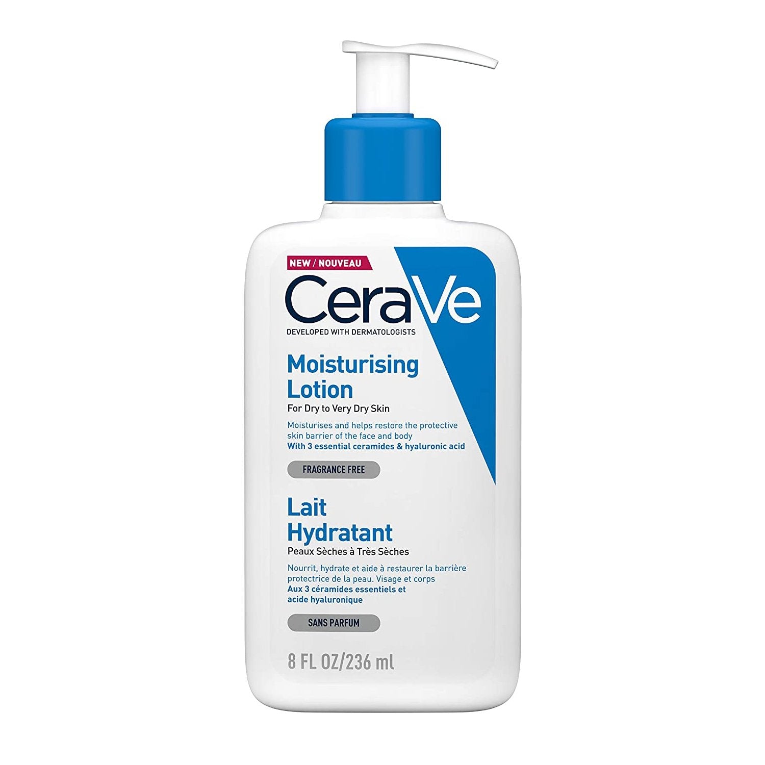 CeraVe Moisturising Lotion for Dry to Very Dry Skin (8 FL OZ/236 ml) CeraVe