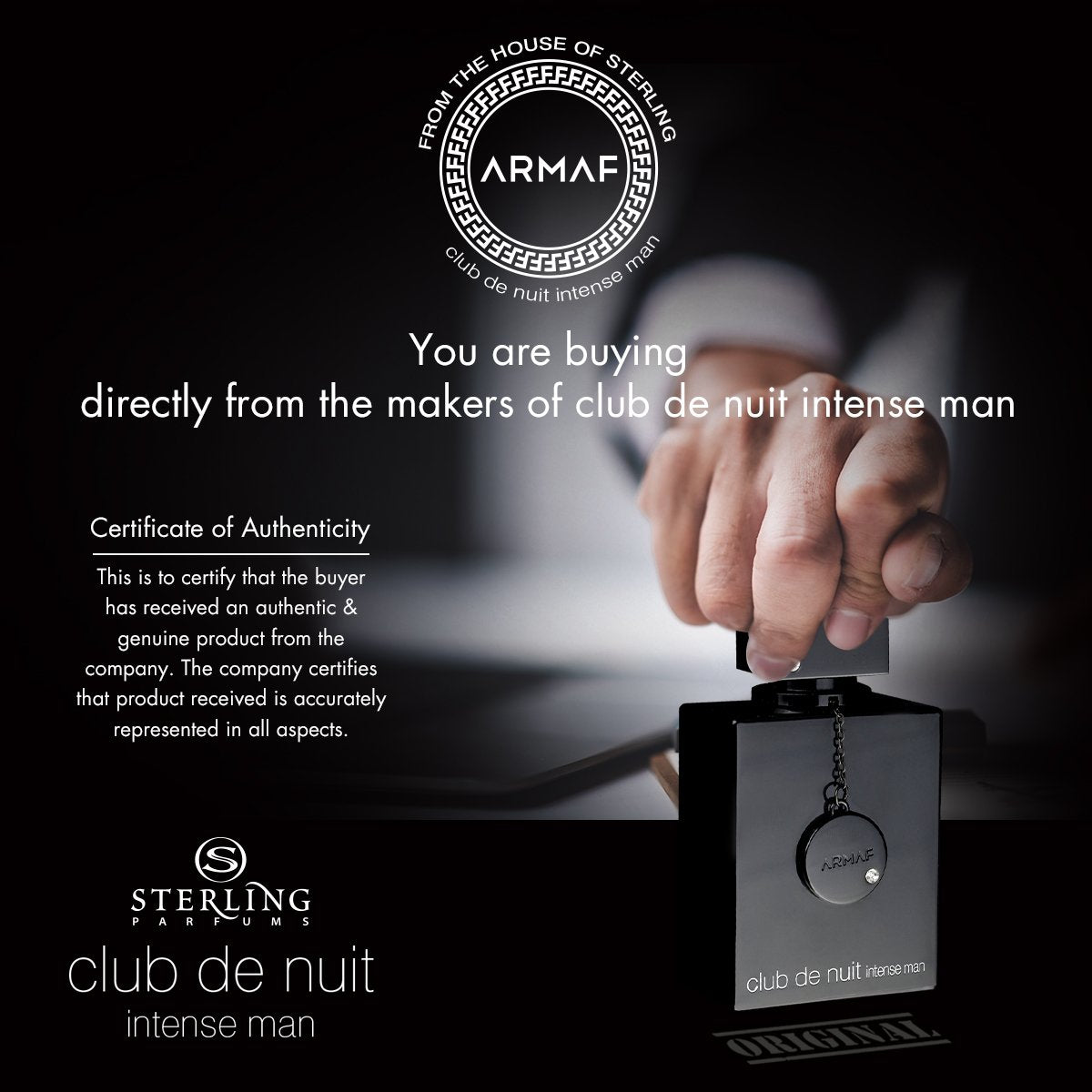 Armaf Club De Nuit Intense Eau De Toilette For Men (105 ml) Armaf