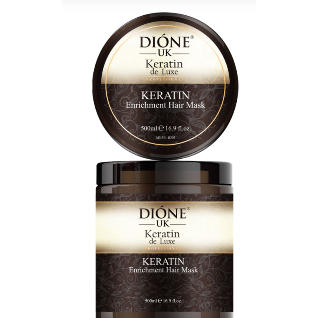Dione UK Keratin De Luxe Professional Keratin Enrichment Hair Mask (500ml) Dione UK
