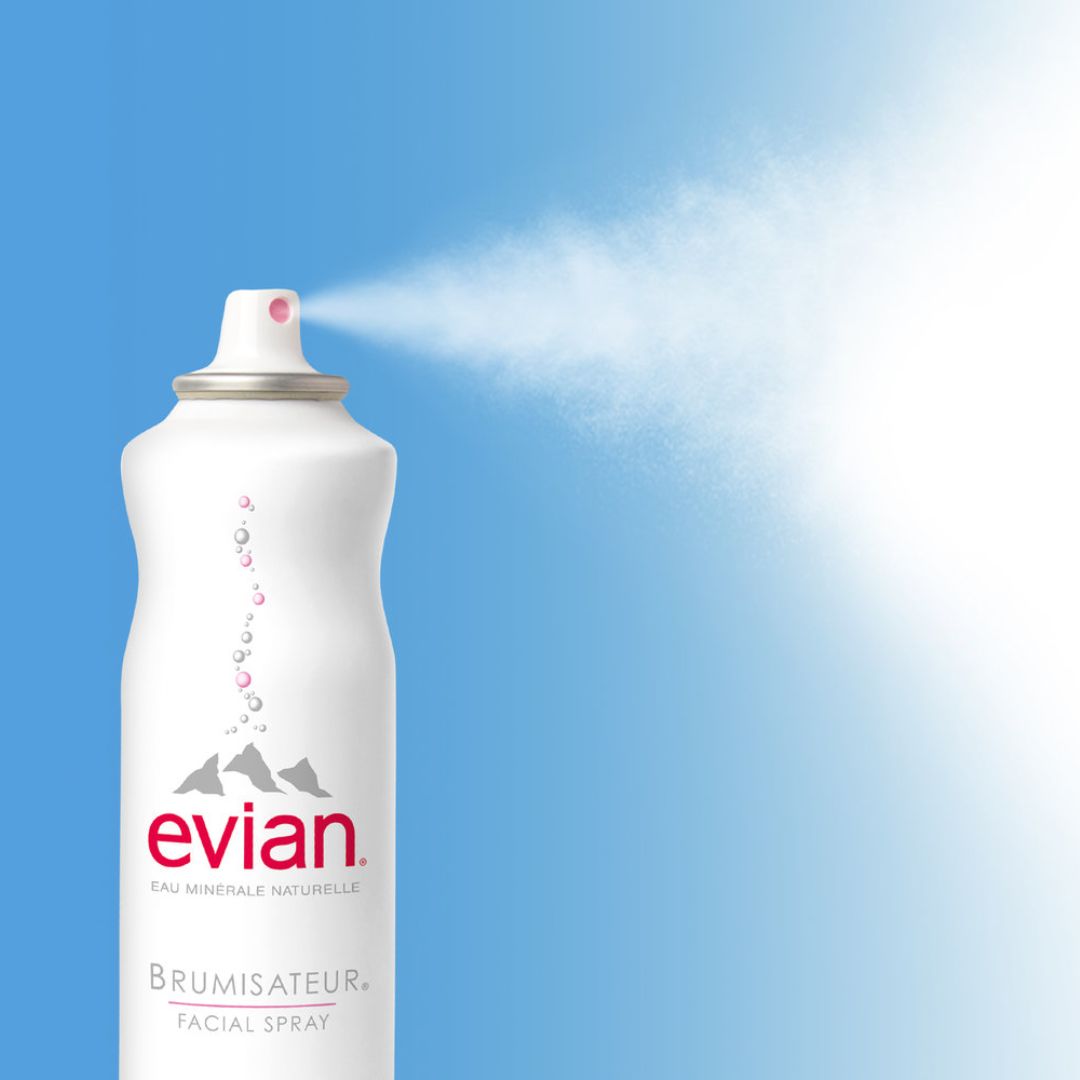Evian Natural Mineral Water Brumisateur Facial Spray (50ml) Evian