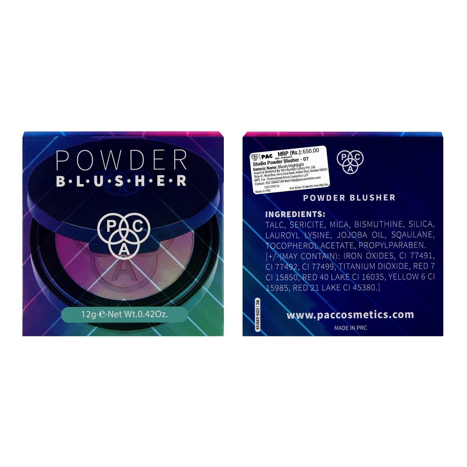 PAC Studio Powder Blusher PAC
