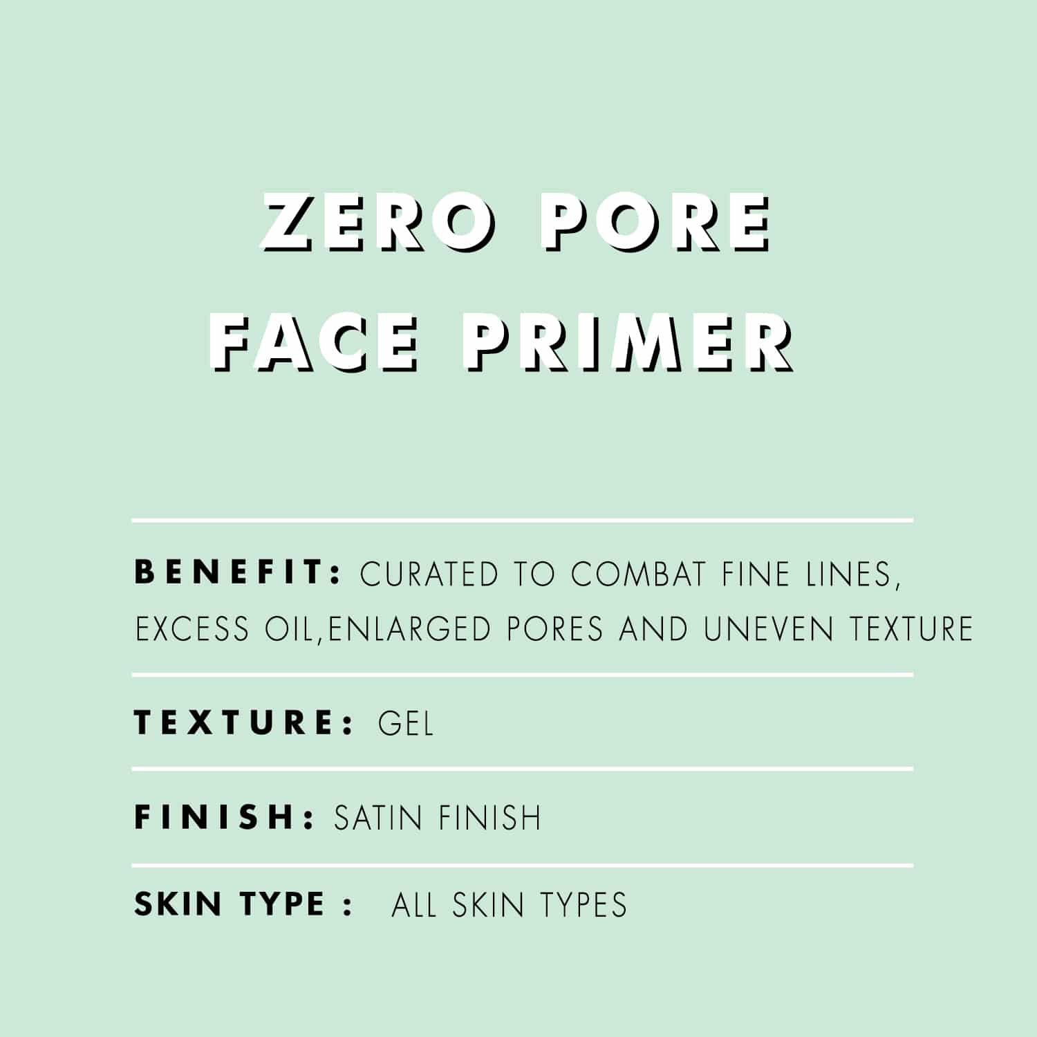PAC Zero Pore Primer (1.01 fl.oz / 30 ml) PAC
