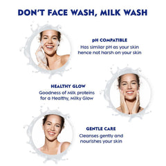 Nivea Milk Delights Fine Gramflour (Oily Skin) Face Wash (100 ml) Nivea
