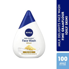 Nivea Milk Delights Fine Gramflour (Oily Skin) Face Wash (100 ml) Nivea