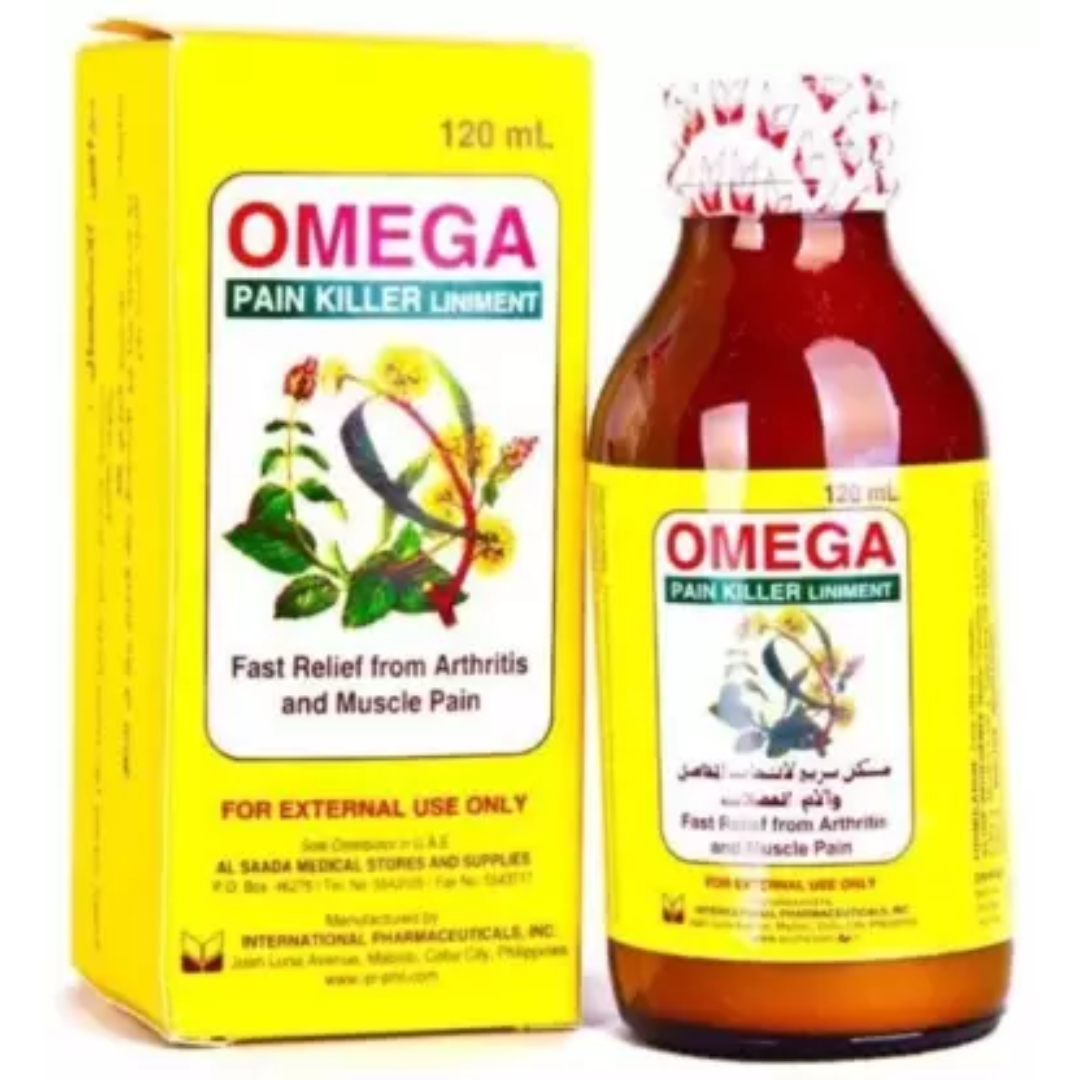 Omega Pain Killer Liniment Oil (120ml) Omega