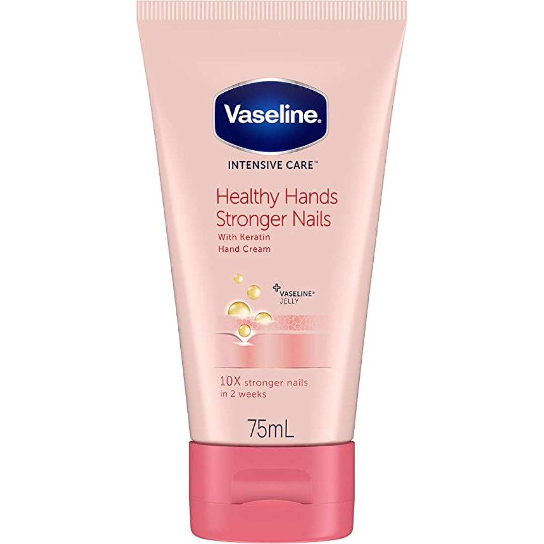 Vaseline Healthy Hands And Stronger Nails Hand Cream (75ml) Vaseline
