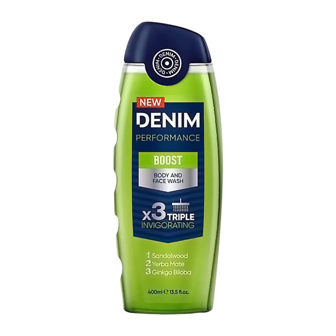 Denim Performance Boost Body And Face Wash (400ml) Denim