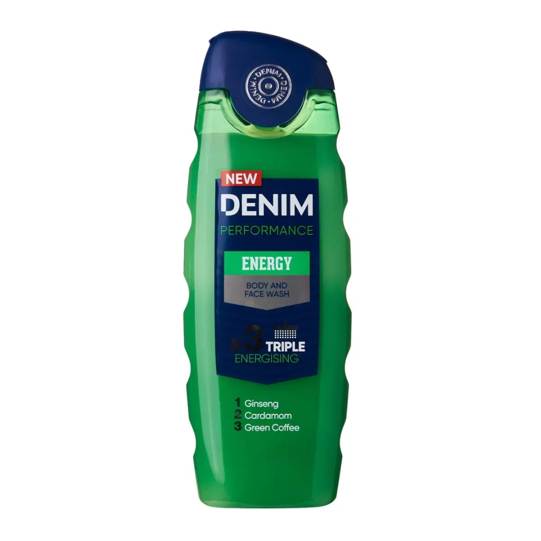 Denim Performance Energy Body And Face Wash (400ml) Denim