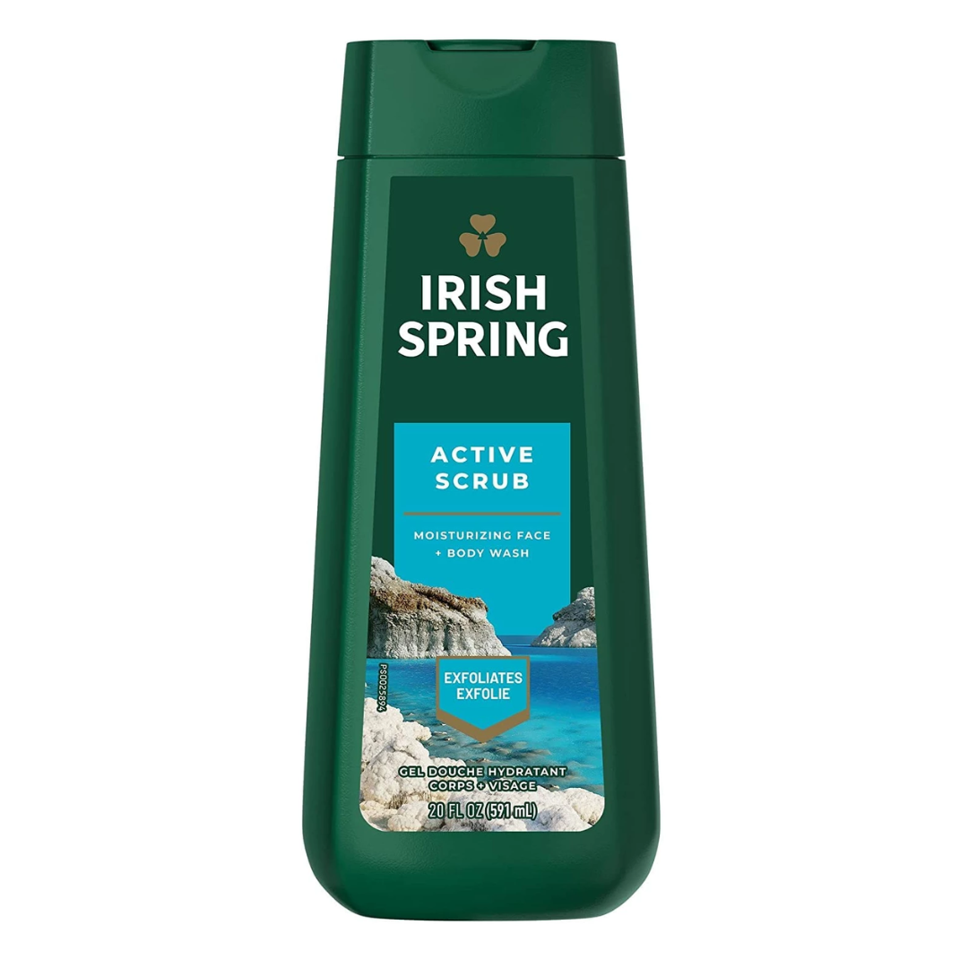 Irish Spring Active Scrub Body Wash (591ml) Irish Spring