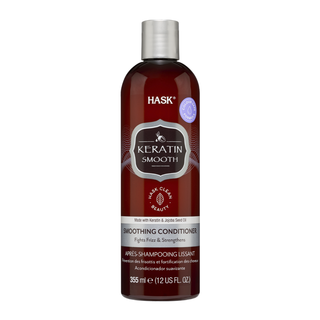 Hask Keratin Smooth Smoothing Conditioner (355ml) Hask