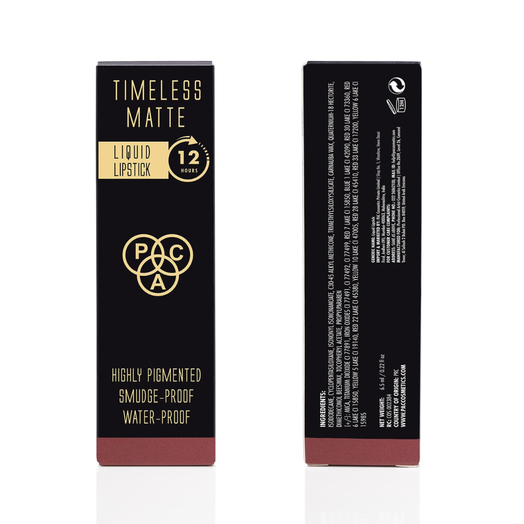 PAC Timeless Matte Liquid Lipstick - Bombshell (6.5ml) PAC