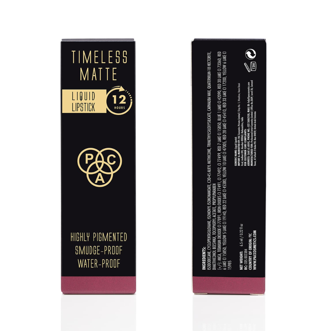 PAC Timeless Matte Liquid Lipstick - Love Potion (6.5ml) PAC