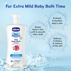 Chicco Baby Moments Mild Protect Body Wash (200ml) Chicco