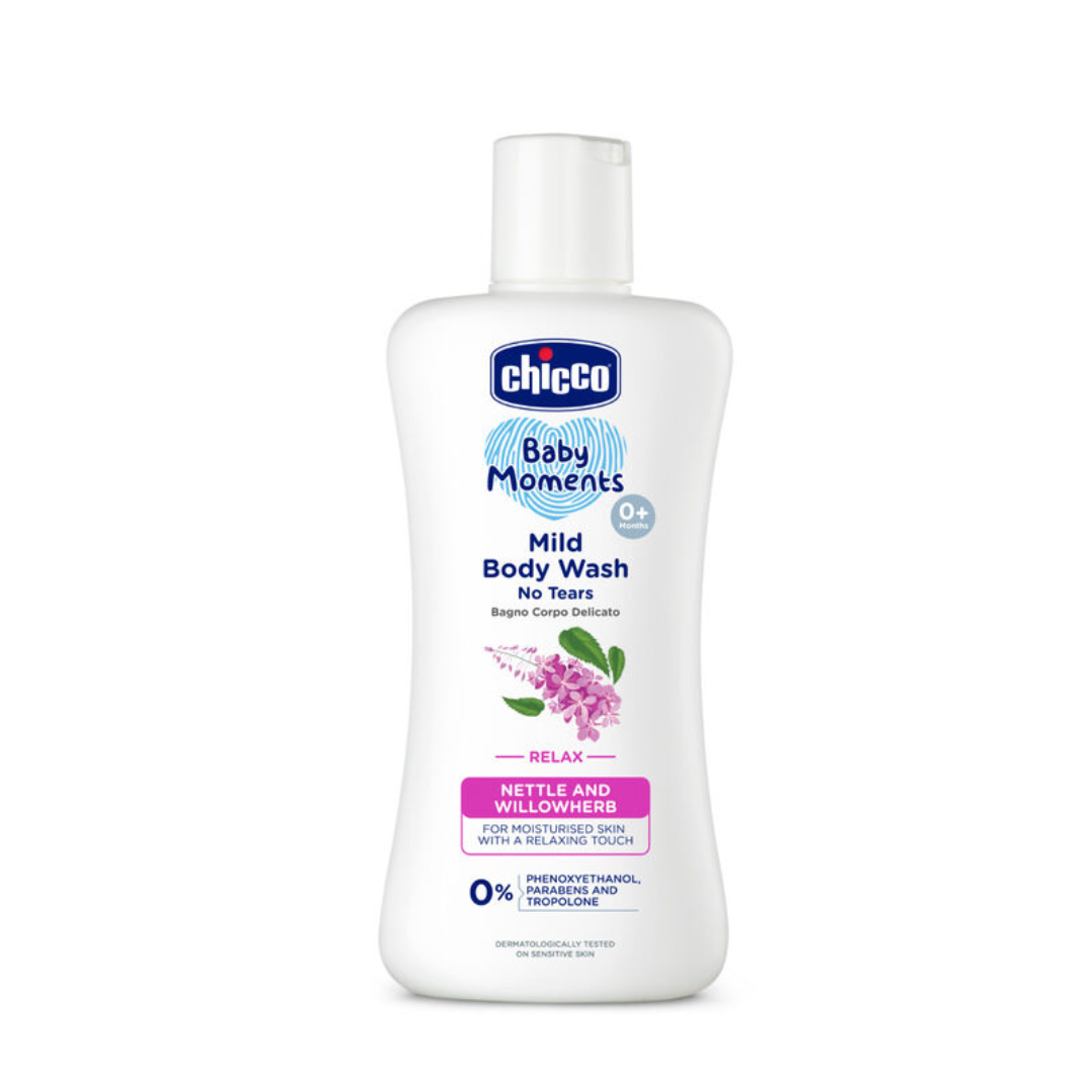 Chicco Baby Moments Mild Relax Body Wash (200ml) Chicco