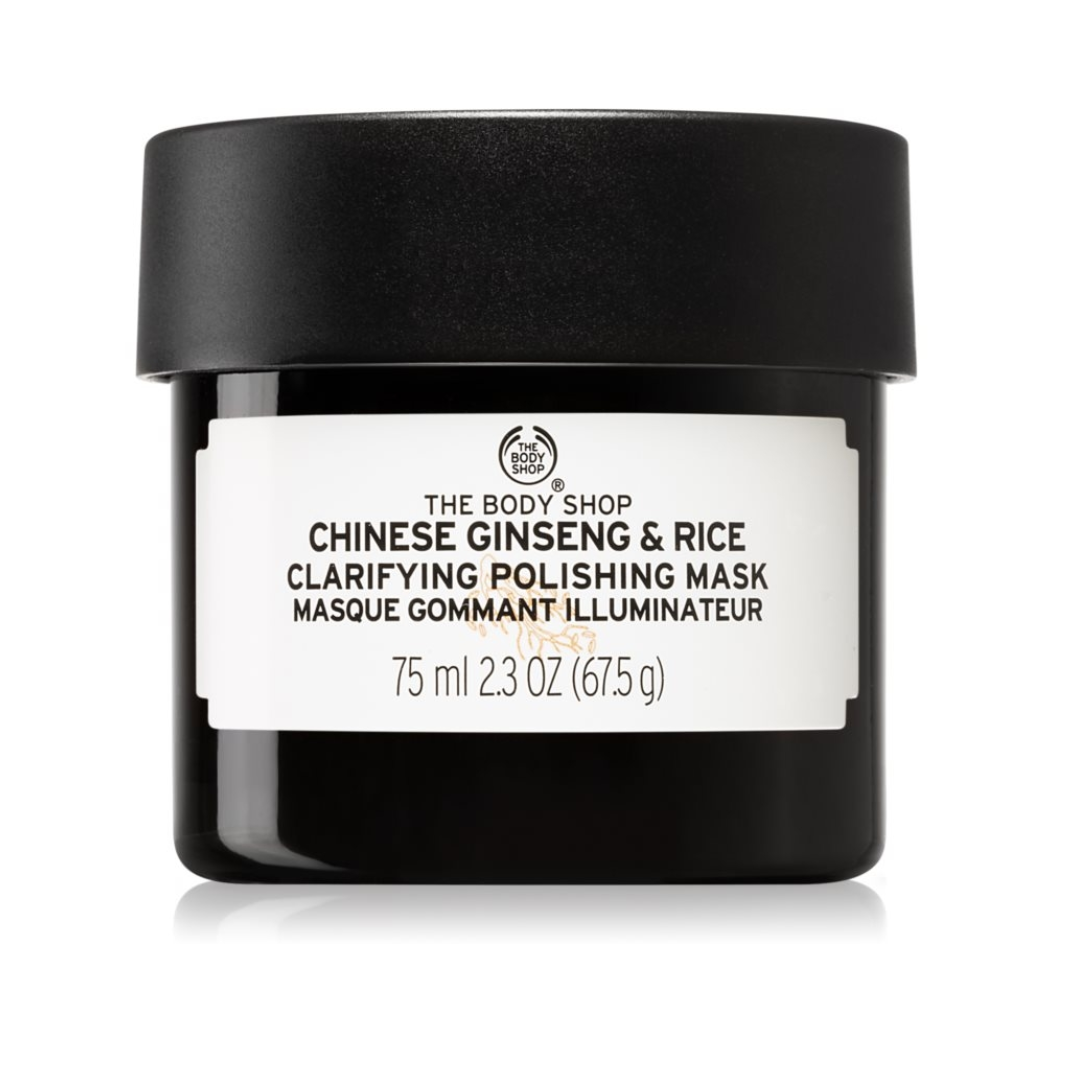 The Body Shop Chinese Ginseng & Rice Clarifying Polishing Mask (75ml) The Body Shop