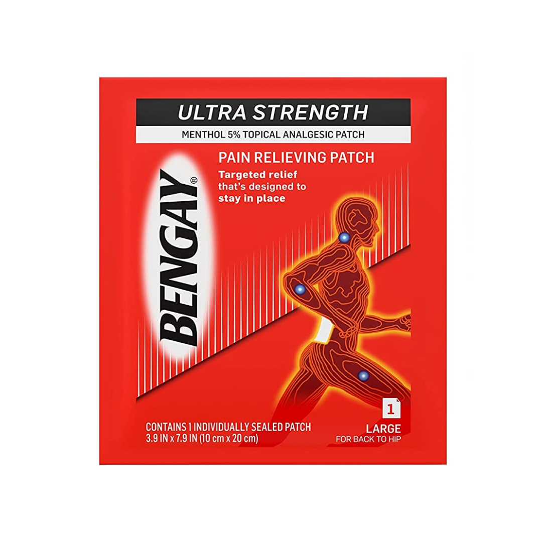 Bengay Ultra Strength Pain Relieving Patches 1 Large Size Bengay