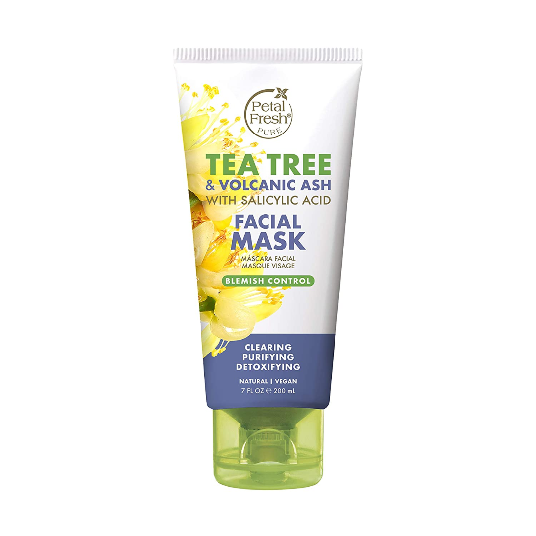 Petal Fresh Tea Tree & Volcanic Ash Facial Mask (200ml) Petal Fresh