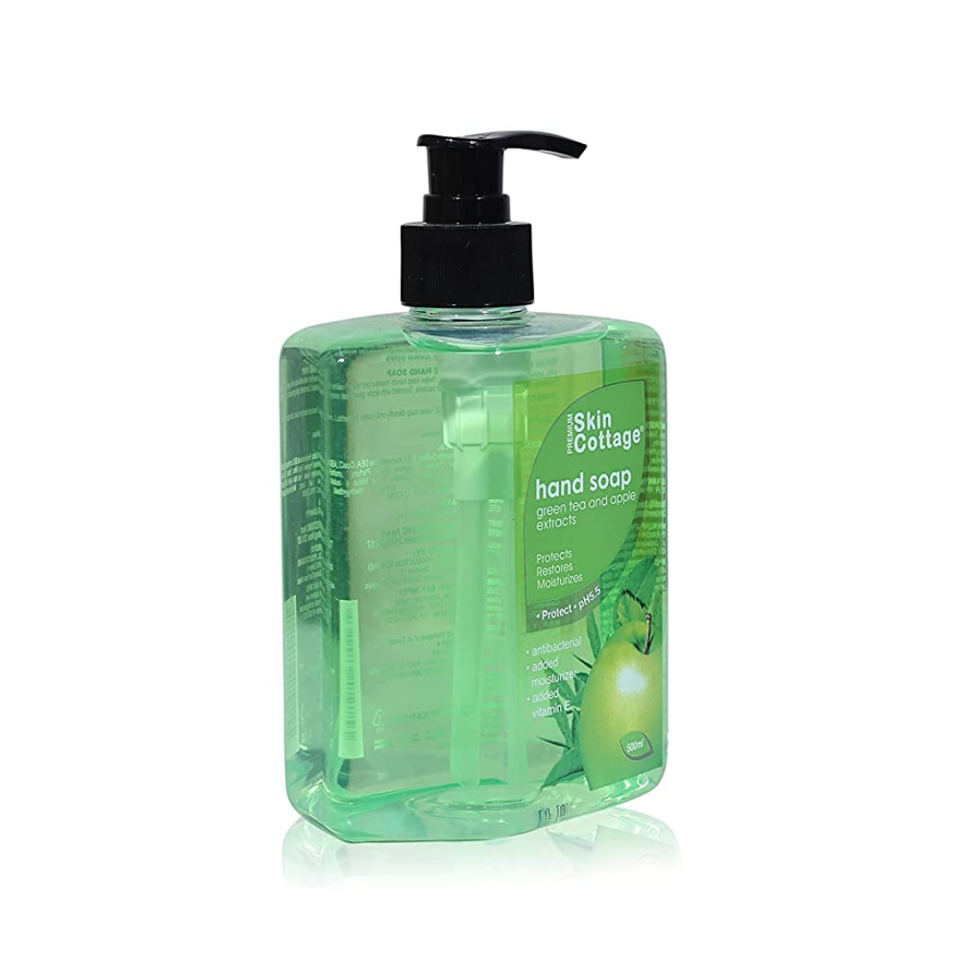 Skin Cottage Hand Soap Green Tea And Apple Extracts (500ml) Skin Cottage