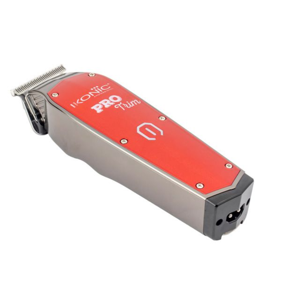 Ikonic Pro Trim Hair Trimmer -Red & Silver Ikonic Professional