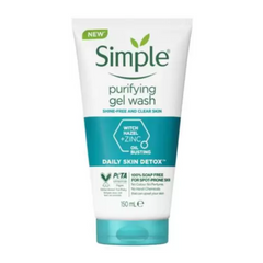 Simple Daily Skin Detox Purifying Gel Facial Wash (150ml) Simple