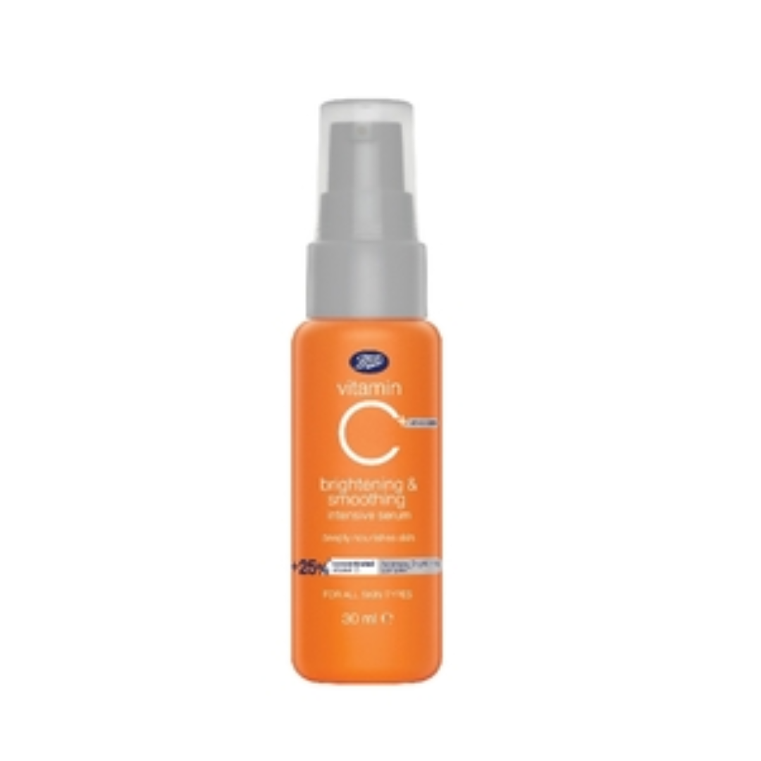 Boots Vitamin C Advanced Brightening & Smoothing Intensive Serum (30ml) Boots