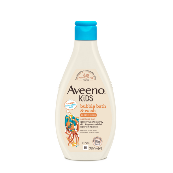Aveeno Kids Bubble Bath & Wash-250ml